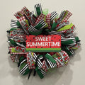 Sweet Summertime Watermelon Deco Mesh Wreath