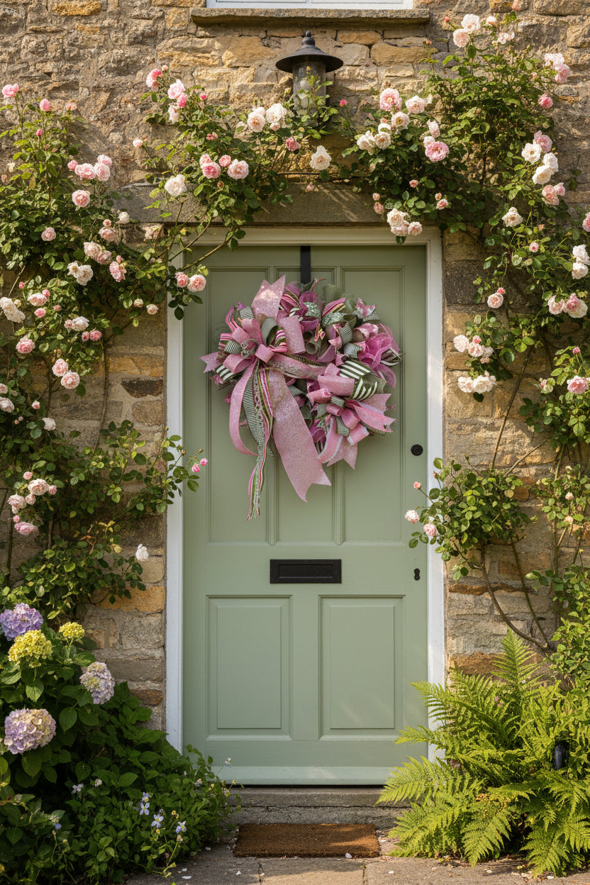 Blush & Olive Romance Wreath