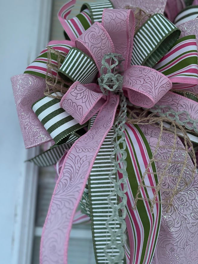 Blush & Olive Romance Wreath