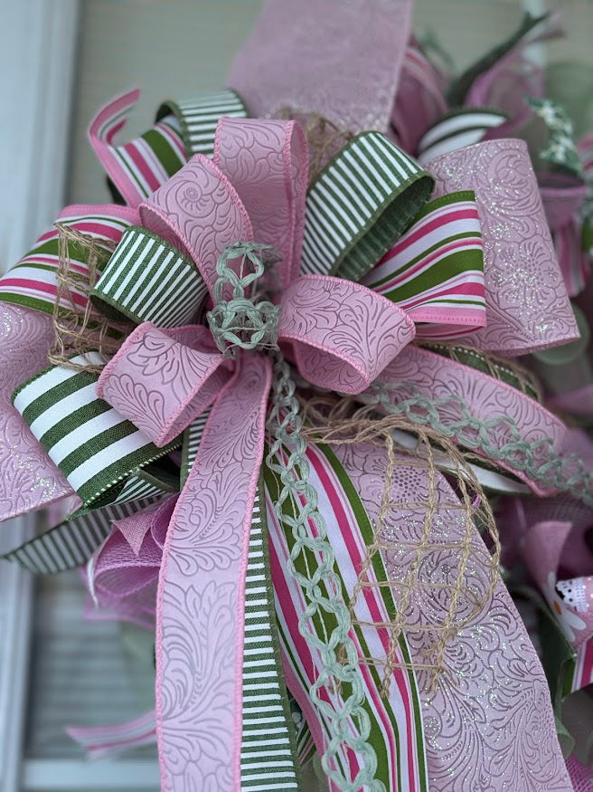 Blush & Olive Romance Wreath
