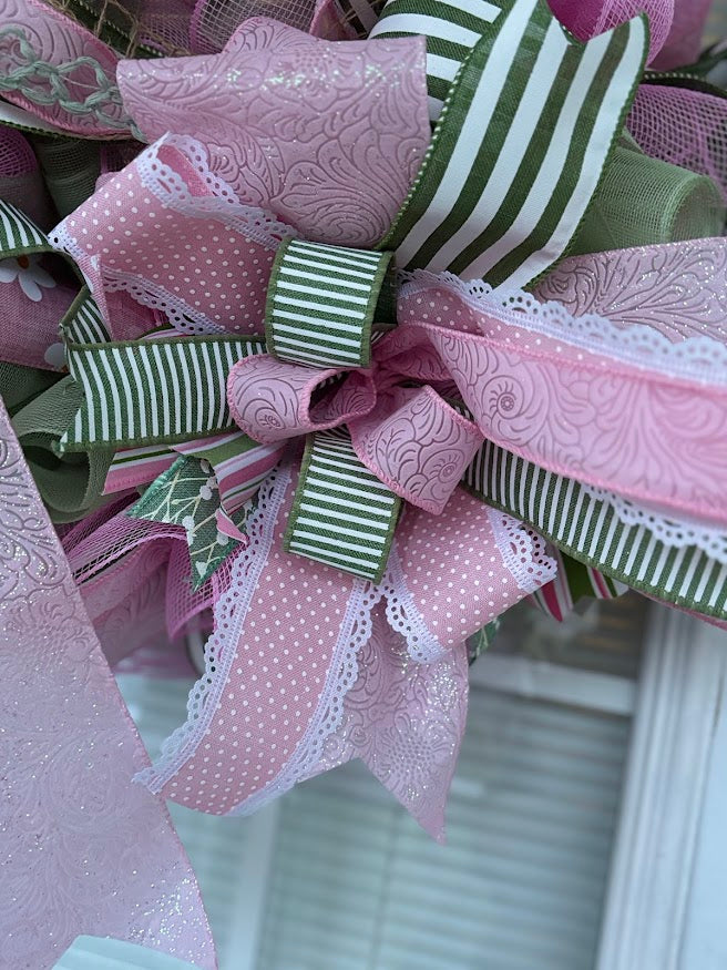 Blush & Olive Romance Wreath