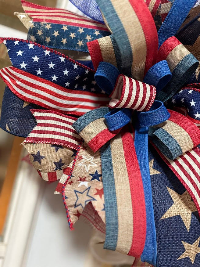 American Stars Patriotic Wreath