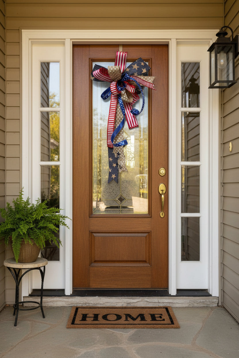 Stars & Stripes Patriotic Bow