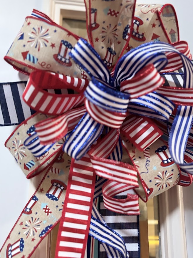 Patriotic 4th of July Bow