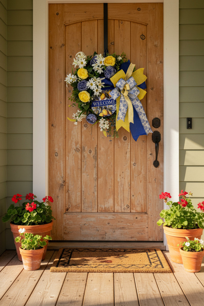 Lemon Welcome Wreath