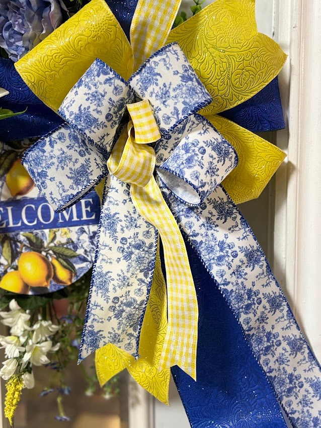 Lemon Welcome Wreath