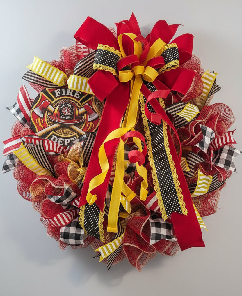 Fire Department Wreath