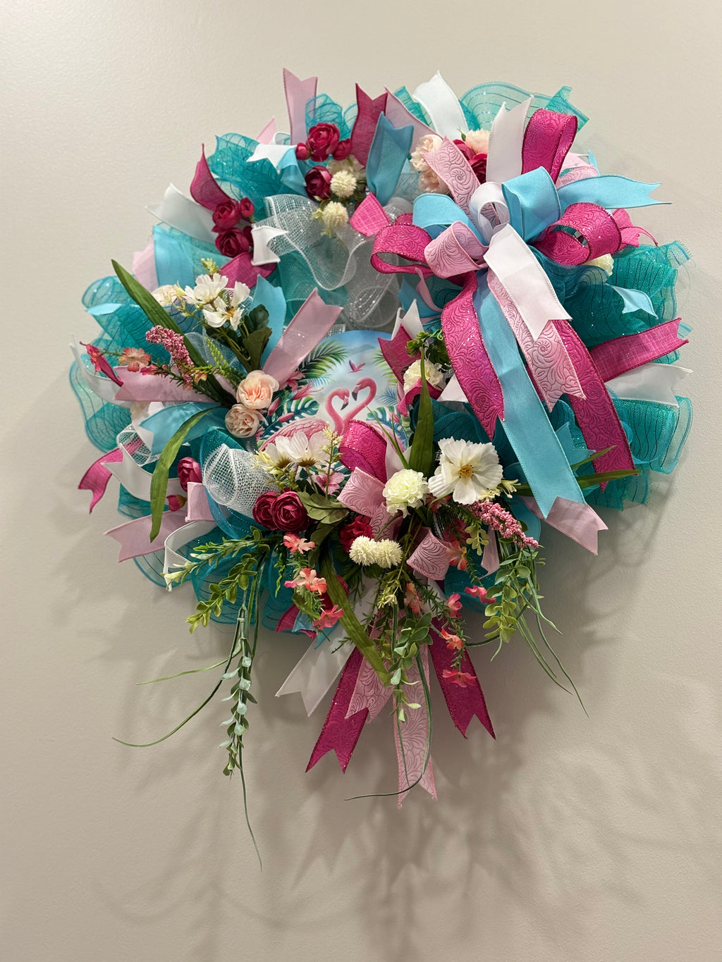 Flamingo Paradise Wreath