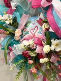 Flamingo Paradise Wreath