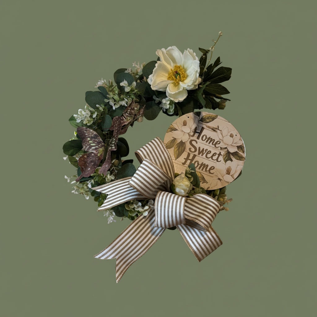 Home Sweet Home Eucalyptus Wreath