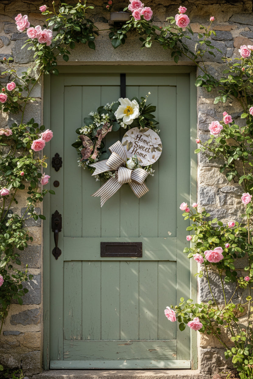 Home Sweet Home Eucalyptus Wreath