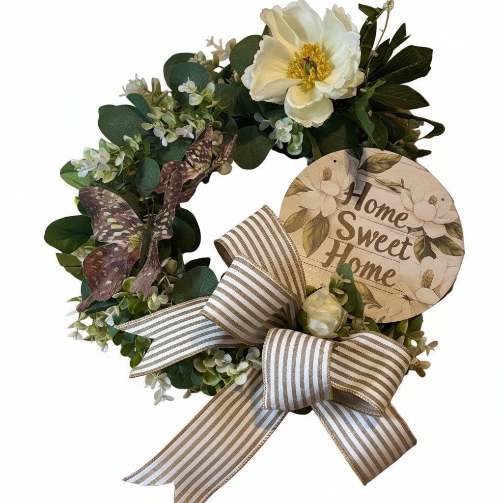 Home Sweet Home Eucalyptus Wreath