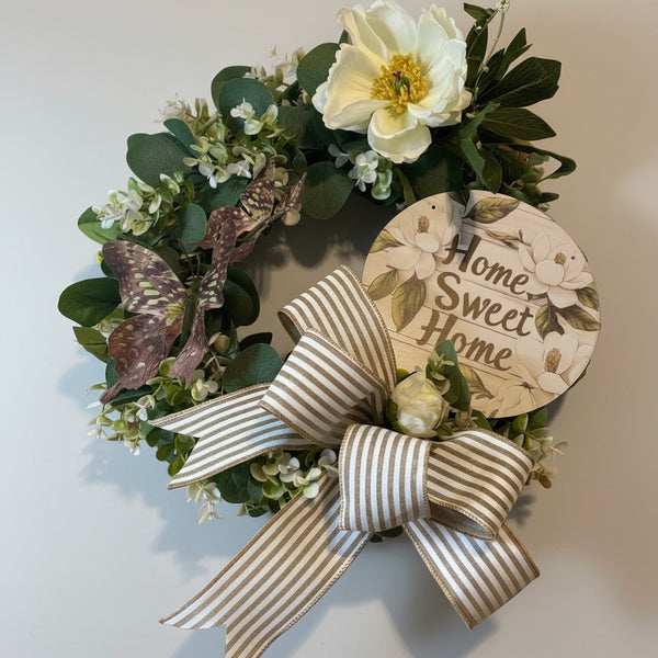 Home Sweet Home Eucalyptus Wreath