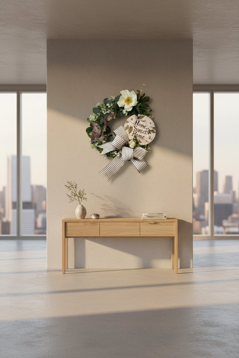 Home Sweet Home Eucalyptus Wreath