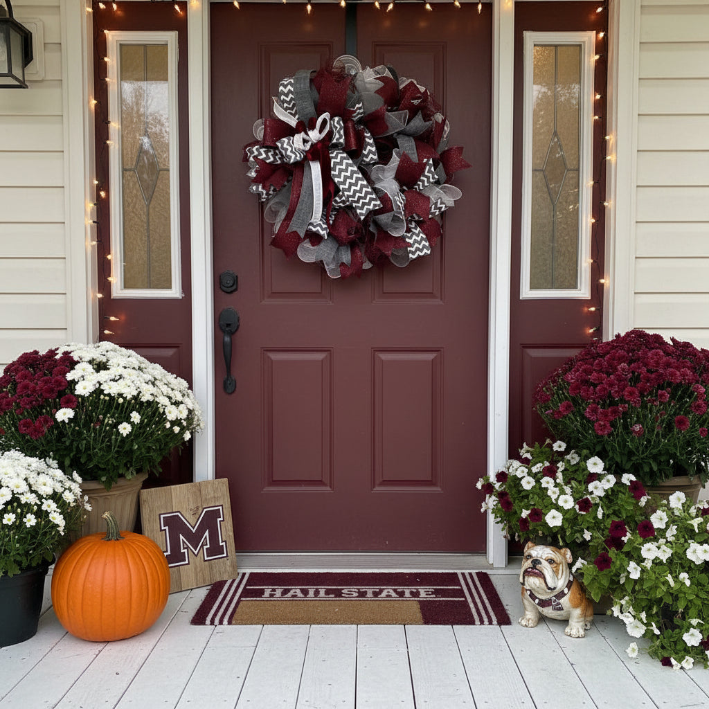MSU Bulldogs Spirit Wreath