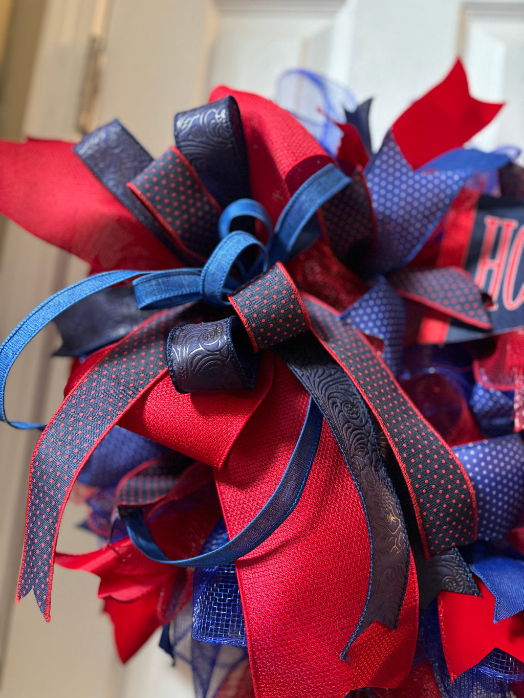 Ole Miss Hotty Toddy Team Pride Wreath