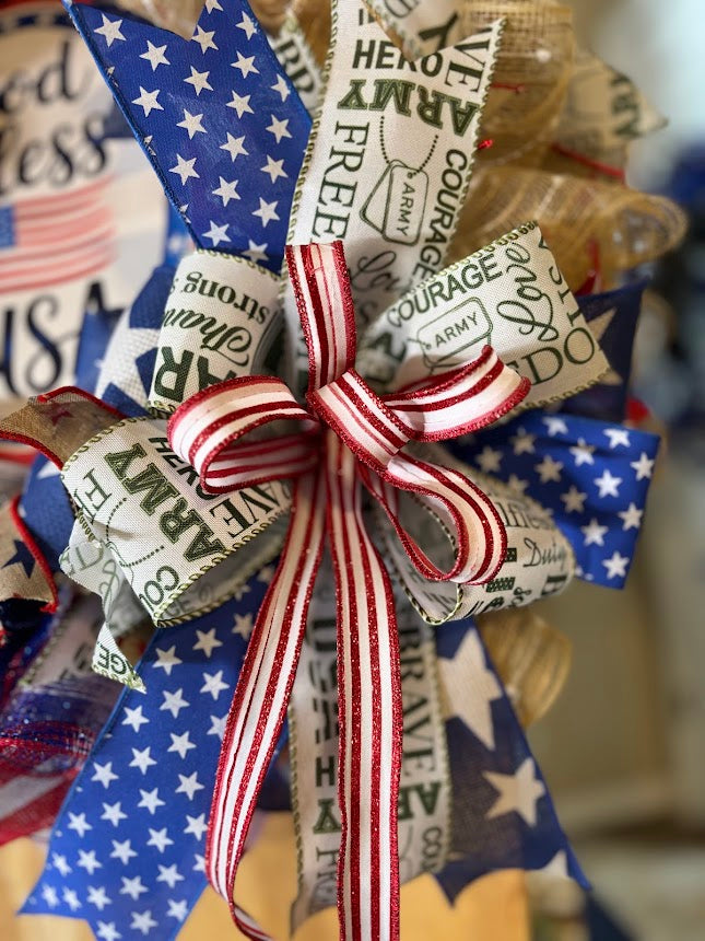 God Bless the USA Wreath