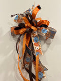 Harvest Pumpkin Ribbon Bow