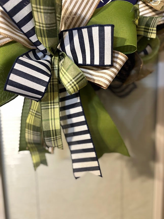 Nautical Compass Wreath