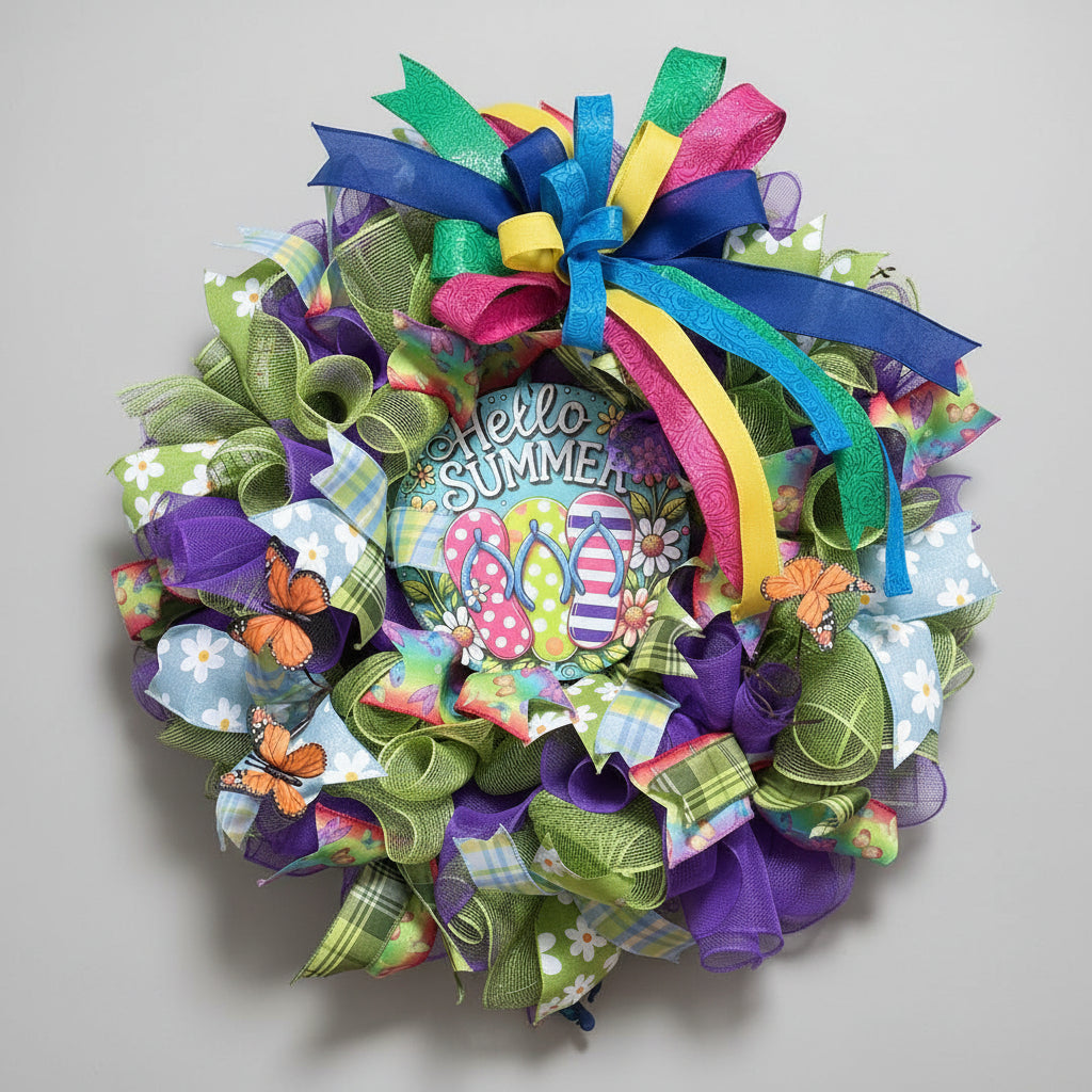 Butterfly Summer Wreath