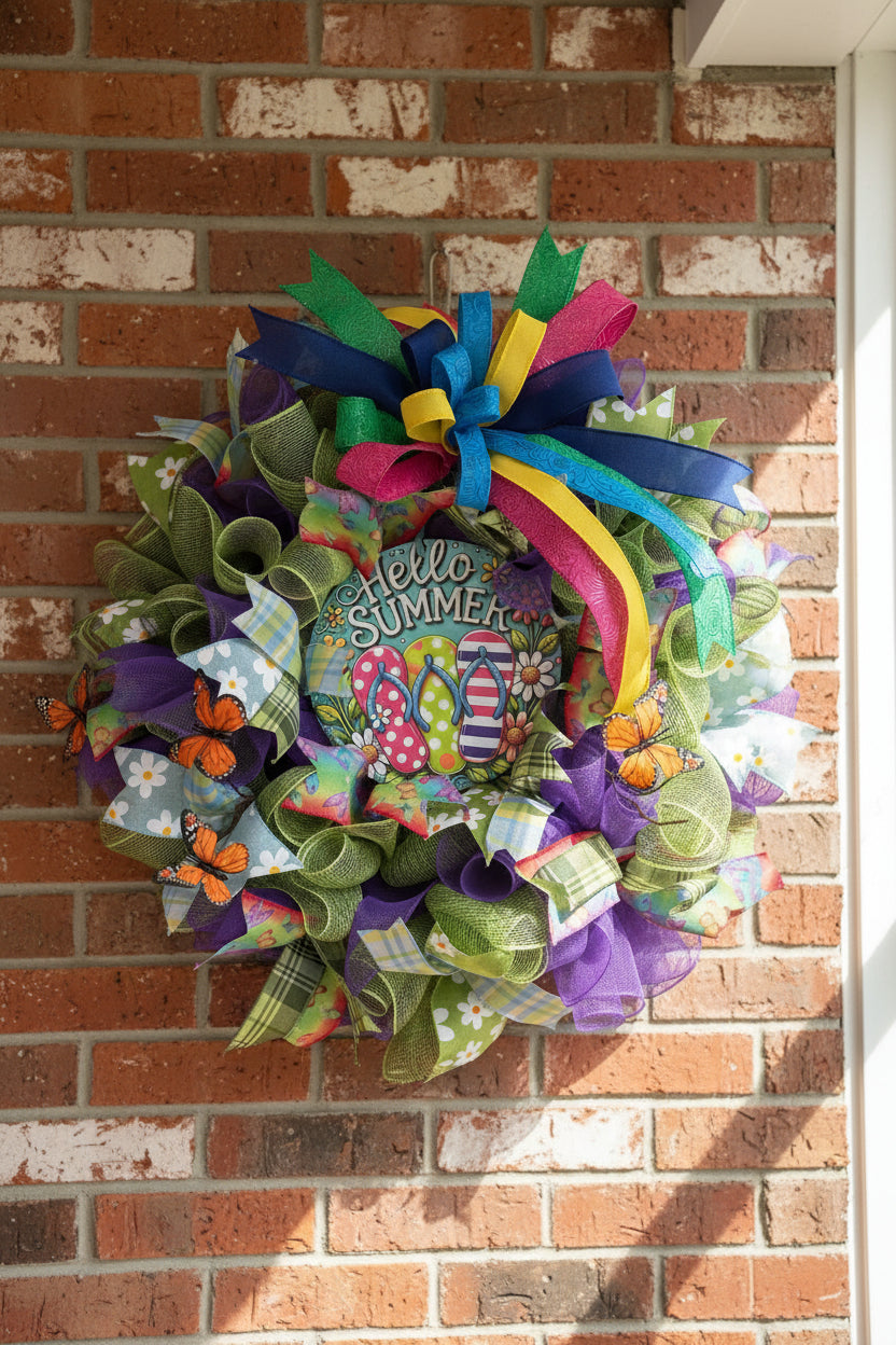Butterfly Summer Wreath
