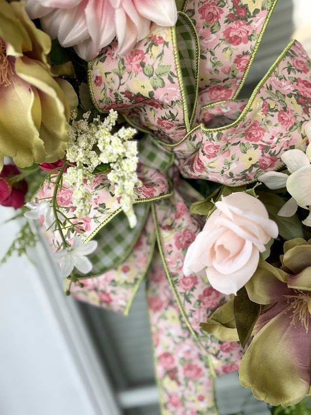 English Garden Grapevine Wreath