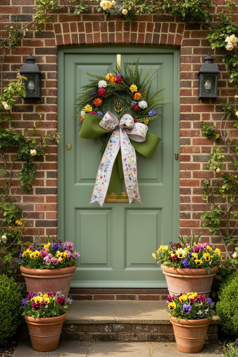 Petite Wildflower Garden Wreath