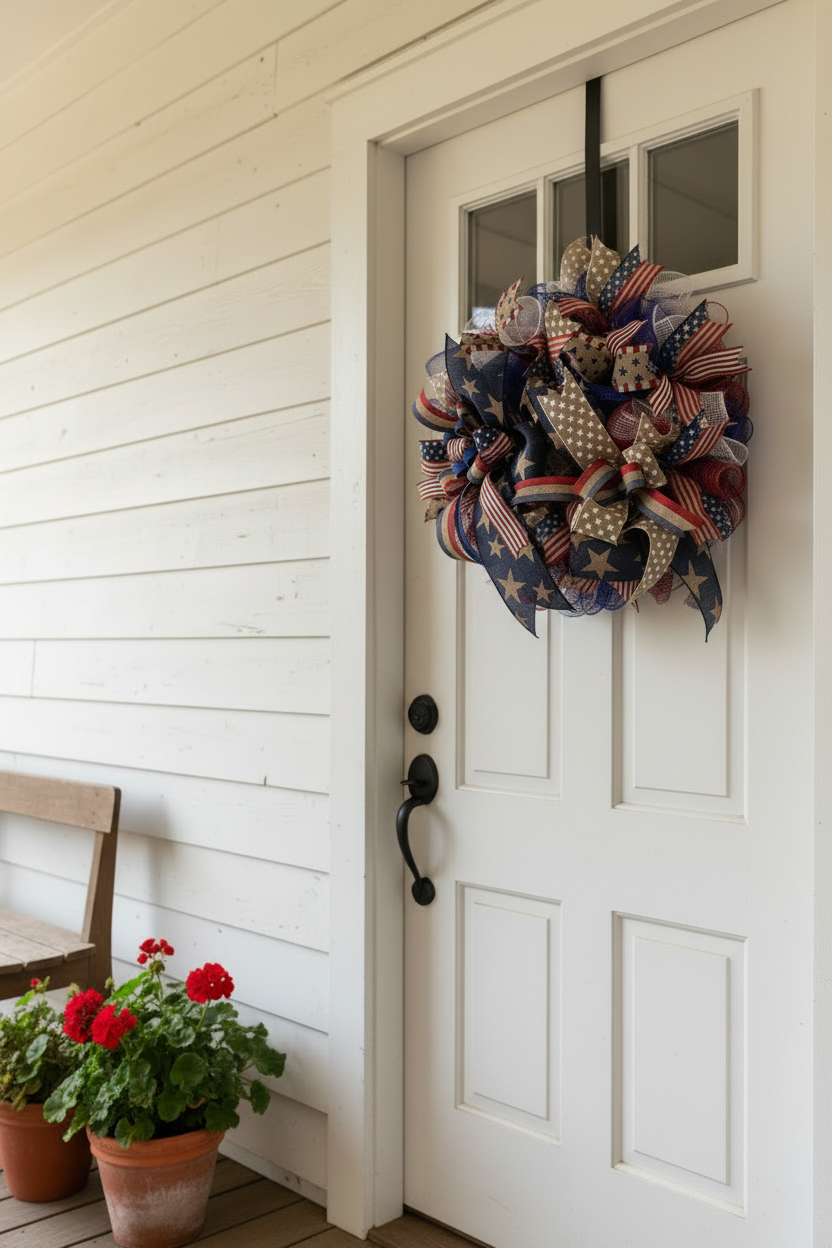 American Stars Patriotic Wreath