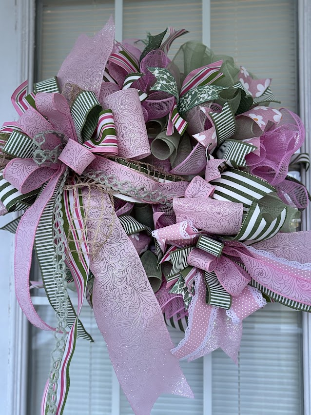 Blush & Olive Romance Wreath