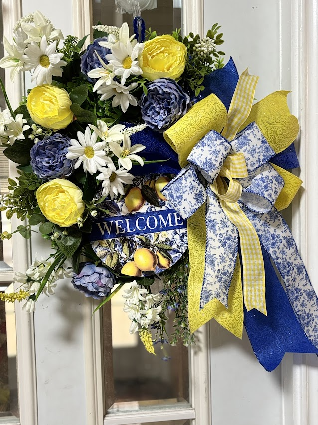 Lemon Welcome Wreath