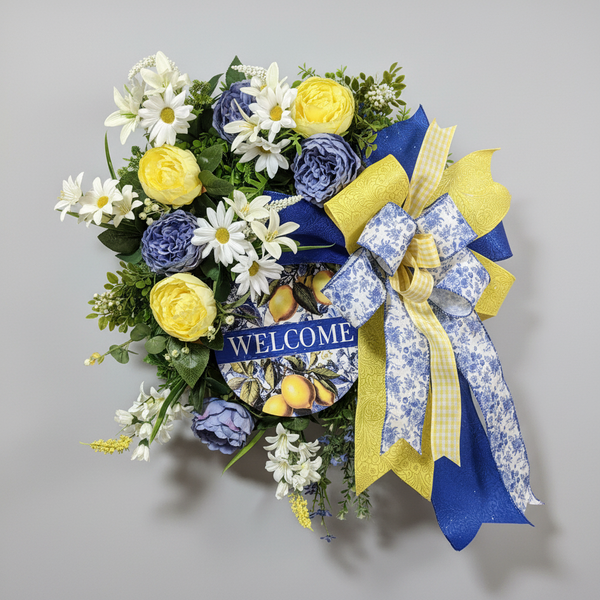 Lemon Welcome Wreath
