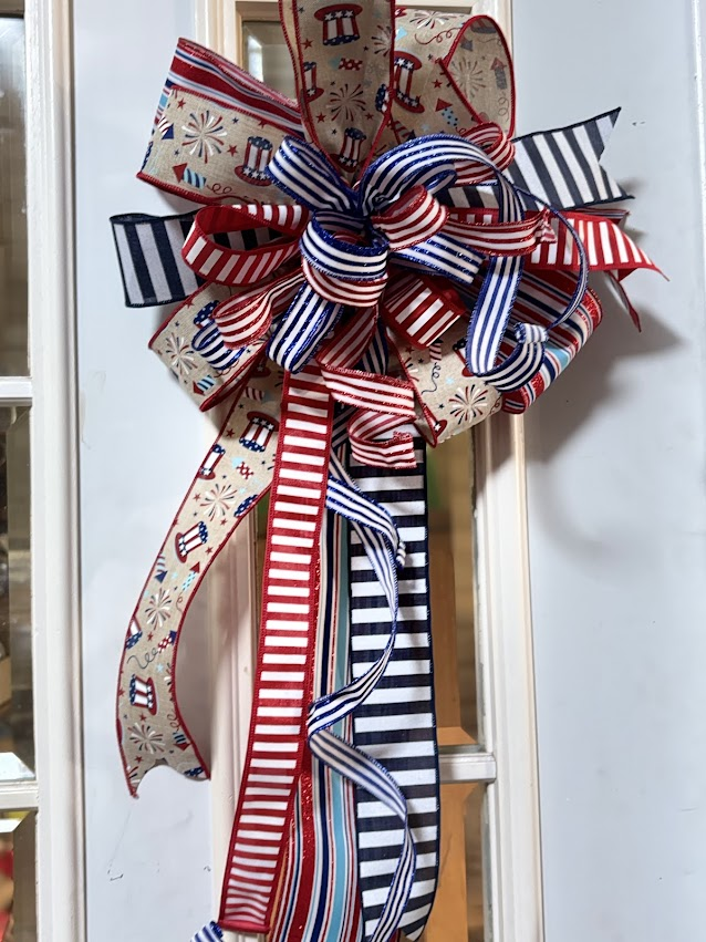 Patriotic 4th of July Bow