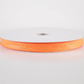 7/8" Orange Floral Embossed Glitter Ribbon - 3 Yard Bundle