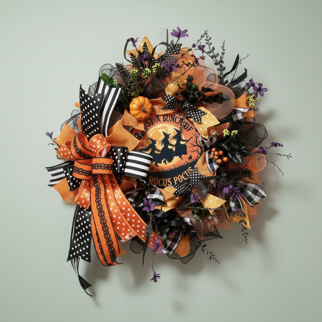 Hocus Pocus Halloween Wreath