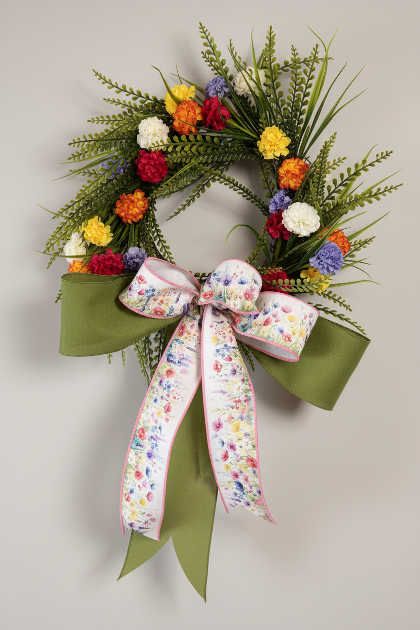 Petite Wildflower Garden Wreath